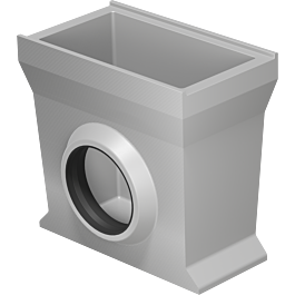 BG-Graspointner BG-FILCOTEN, one Ablaufelement Unterteil, NW 200 ...