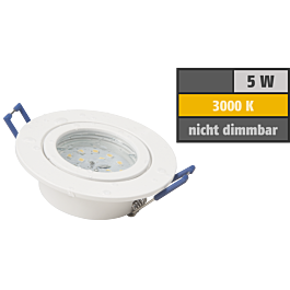McShine LED Einbauleuchte FINE – 55x55 Mm, Quadratisch, Edelstahl, 4000K Neutralweiß, IP67, Für Wege & Treppen